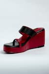 Buy_ANIKET GUPTA_Red Panda Shama Color Block Wedges _Online_at_Aza_Fashions