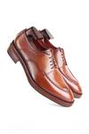 Shop_Fellmonger_Brown Mirror Glossed Patina Saddle Derbies _Online_at_Aza_Fashions