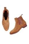 Shop_Fellmonger_Brown Chelsea Metal Toe Boots 