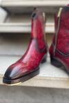 Buy Fellmonger Red Solid Long Cowboy Boots Online Buy_Fellmonger_Red Solid Long Cowboy Boots _Online