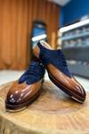 Buy_Fellmonger_Brown Lace-up Solid Oxford Shoes _at_Aza_Fashions