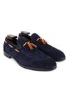 Fellmonger_Blue Tassel Embellished Loafers _at_Aza_Fashions