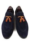 Buy_Fellmonger_Blue Tassel Embellished Loafers 