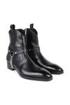 Buy_Fellmonger_Black Chain Mirror Glossed New Age Boots 