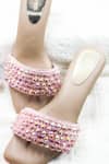 Buy_Foot Fuel_Pink Crystal Embellished Heels _Online_at_Aza_Fashions