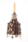 Shop_Born Flash_Brown Shell Spell Floral Tasselled Potli _Online_at_Aza_Fashions