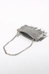 Buy_Born Flash_Silver Stainless Steel Splendor Chain Tasselled Bag _Online_at_Aza_Fashions