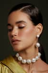 Anaash_White Prism Pearl Stone Studded Choker Necklace _Online_at_Aza_Fashions