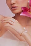 Buy_Anaash_White Manufactured Pearls Nova Wrap Ring _Online_at_Aza_Fashions