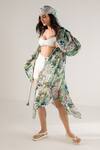 Buy_REENA SHARMA_Off White Viscose Crinkled Chiffon Printed Abstract Open Neck Advika Overlay _Online_at_Aza_Fashions