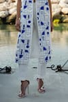 Vidhi Wadhwani_White Stretch Crepe Embroidered Applique Mykonos Geometric Jacket Pant Set _Online_at_Aza_Fashions