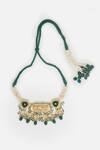 Buy_Dugran By Dugristyle_Multi Color Kundan Meenakari Embellished Necklace_Online_at_Aza_Fashions