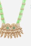 Shop_Dugran By Dugristyle_Multi Color Kundan And Pearl Embellished Necklace_at_Aza_Fashions