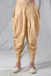 Buy_Arihant Rai Sinha_Green Attached Jacket Jacquard Mughal Pattern Kurta And Dhoti Pant Set