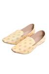 Buy_Aryavir Malhotra_Yellow Floral Woven Loafers _Online_at_Aza_Fashions