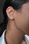 Buy_Sica Jewellery_Silver Plated Cubic Zirconia Embellished Earrings _Online_at_Aza_Fashions