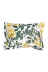 Buy_House This_Green 100% Cotton Printed Moringa King Bedsheet Set _Online_at_Aza_Fashions