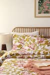 Buy_House This_Pink Cotton Printed Moringa Double Duvet Cover _at_Aza_Fashions