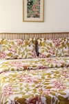 Shop_House This_Pink Cotton Printed Moringa Double Duvet Cover _at_Aza_Fashions