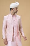 Aryavir Malhotra_Off White Sequin Georgette Embroidered Safa _at_Aza_Fashions