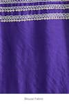 Buy_Anushree Reddy_Purple Chiffon Printed Floral Saree With Unstitched Blouse Piece 