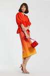 Buy_Mac Duggal_Red Leather Mini Crossbody Bag _at_Aza_Fashions