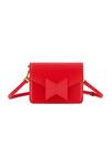 Shop_Mac Duggal_Red Leather Mini Crossbody Bag _at_Aza_Fashions