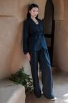 Shop_The Terra Tribe_Black Organic Cotton Solid Friday Flared Pant