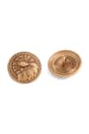 Buy_Cosa Nostraa_Gold Carved Peacock 13 Pcs Buttons_Online_at_Aza_Fashions