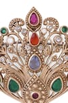 Buy_Cosa Nostraa_Gold Carved Garden Grace Brooch_Online_at_Aza_Fashions