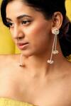 Buy_Suhani Pittie_Silver Plated Pearls Embellished Ear Cuffs _at_Aza_Fashions