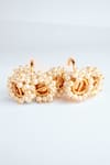Suhani Pittie_Gold Plated Pearls Work Multi-finger Ring _Online_at_Aza_Fashions