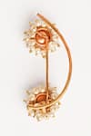 SUHANI PITTIE_Gold Plated Pearl Bunch Embellished Cuff _Online_at_Aza_Fashions