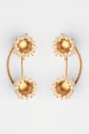 Buy_SUHANI PITTIE_Gold Plated Pearl Bunch Embellished Cuff _Online_at_Aza_Fashions