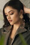 Buy_Suhani Pittie_Gold Plated Lush Bloom Ambience Earrings _at_Aza_Fashions