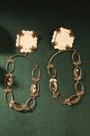 Shop_Suhani Pittie_Gold Plated Lush Bloom Ambience Earrings _at_Aza_Fashions