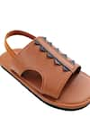 Shop_The Madras Trunk_Brown Trex Prism Strap Sling Back Sandals _Online_at_Aza_Fashions