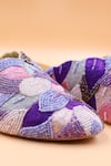 Shop_Foot Fuel_Multi Color Anchor Thread Ellie Embellished Mules _at_Aza_Fashions
