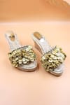 Shop_Foot Fuel_Gold Sequins Olivia Coin Embellished Wedges _at_Aza_Fashions