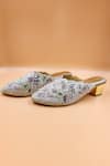 Buy_Foot Fuel_Multi Color Embellished Layla Floral Embroidered Mules _at_Aza_Fashions