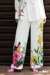 Shop_Nautanky_White Natural Crepe Printed Blossom Collared Placement Shirt With Pant _Online_at_Aza_Fashions