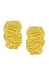 Buy_Arvino_Gold Plated Chunky Crumpled Molten Hoops _at_Aza_Fashions
