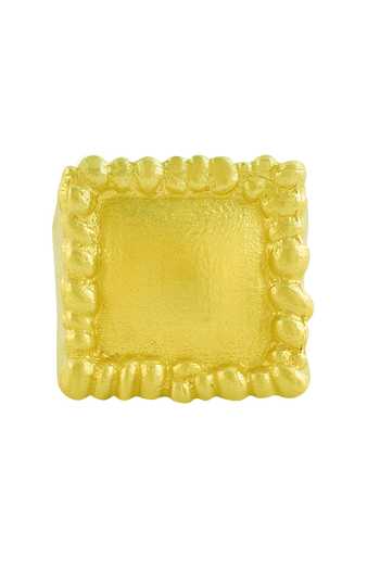 Shop_Arvino_Gold Plated Recycled Bronze Granulated Ring _at_Aza_Fashions