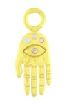 Arvino_Gold Plated Hamsa Embellished Charms - Set Of 2 _Online_at_Aza_Fashions