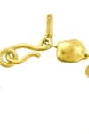 Arvino_Gold Plated Molten Nugget Bracelet_Online_at_Aza_Fashions