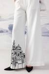 Buy_Orthodox_White Banana Crepe Embroidered Thread Placement Trouser _Online_at_Aza_Fashions