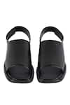 Shop_JVAM_Black Plain Page Sling Back Sandals _at_Aza_Fashions