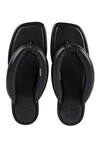 Shop_JVAM_Black Plain Patrick Slippers _at_Aza_Fashions