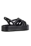 Buy_JVAM_Black Amara Solid Wedges _Online_at_Aza_Fashions