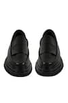 Shop_JVAM_Black Emmett Solid Moccasins _at_Aza_Fashions